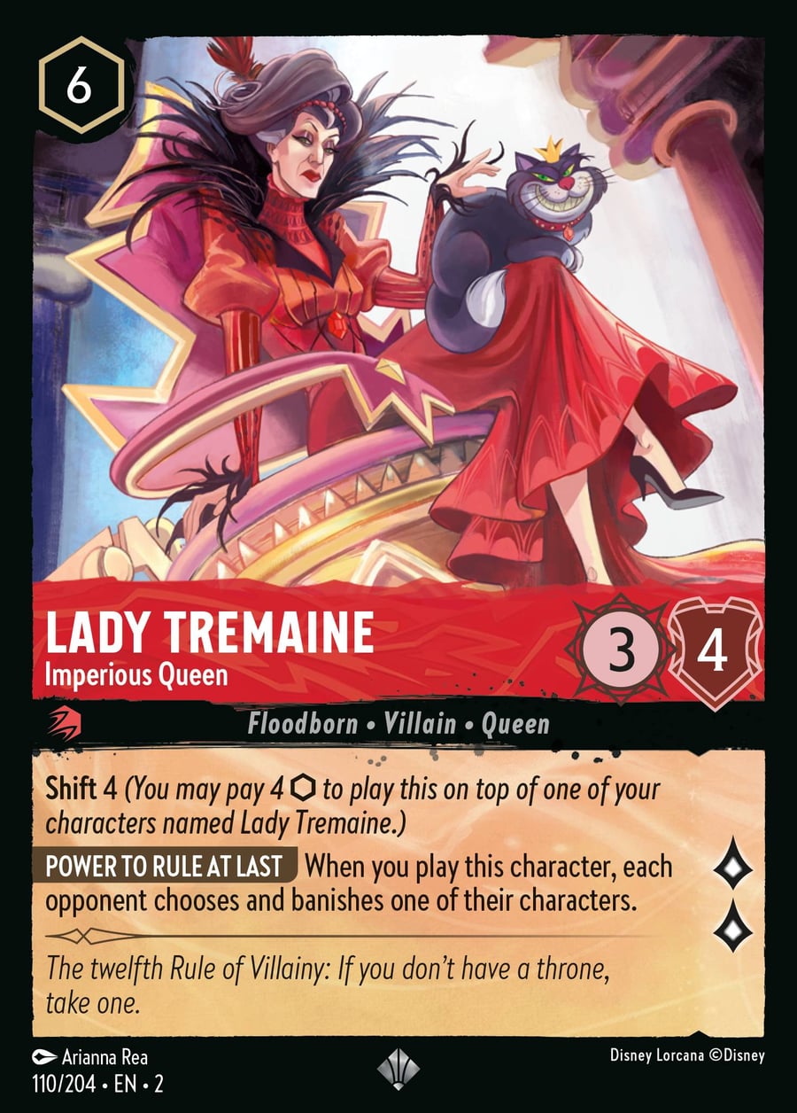 Lady Tremaine - Imperious Queen card art