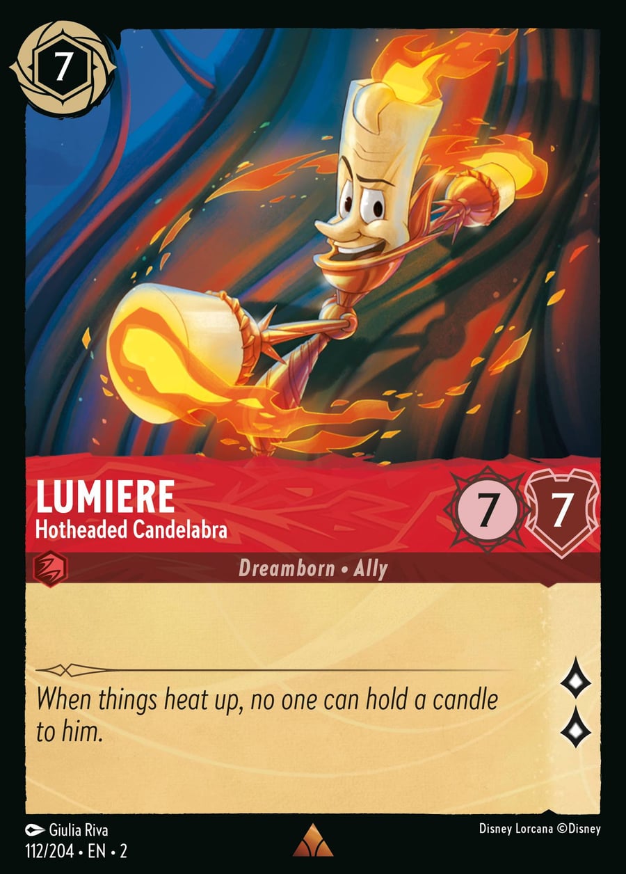 Lumiere - Hotheaded Candelabra card art