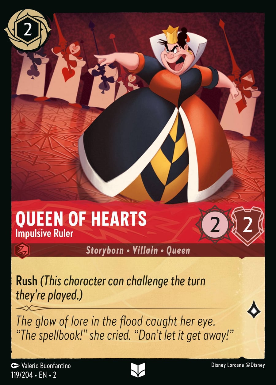 Queen of Hearts - Impulsive Ruler card art