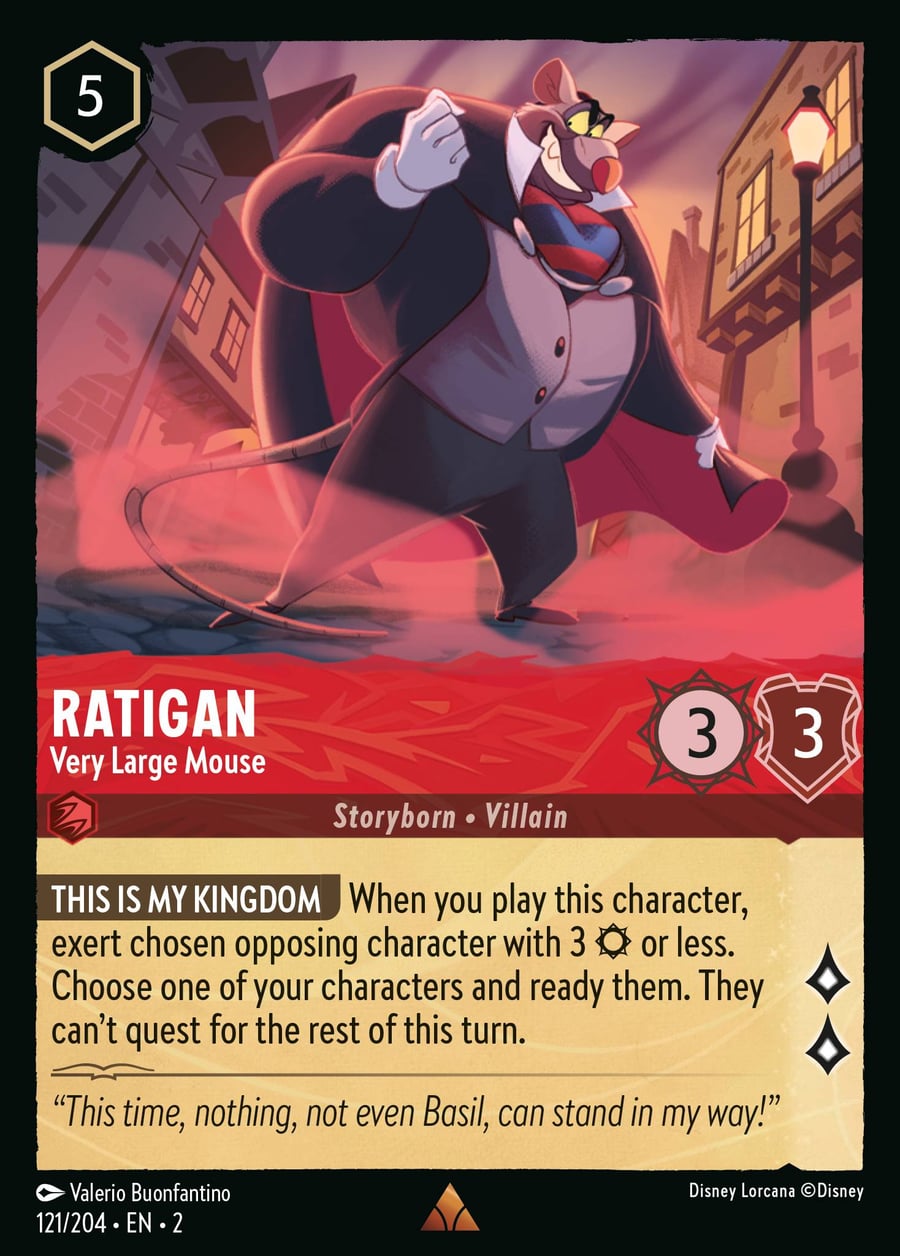 Ratigan - Very Large Mouse card art