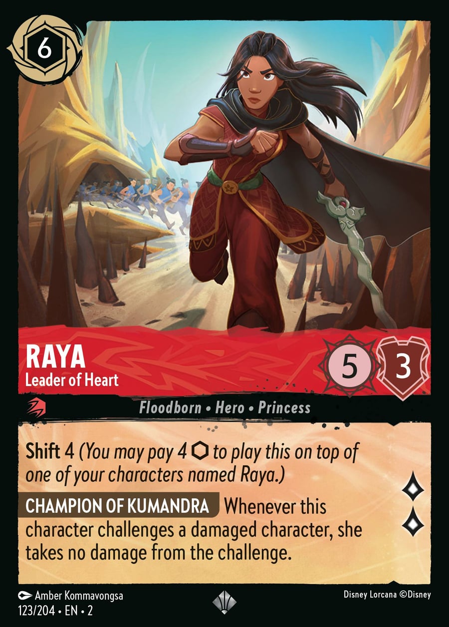 Raya - Leader of Heart card art