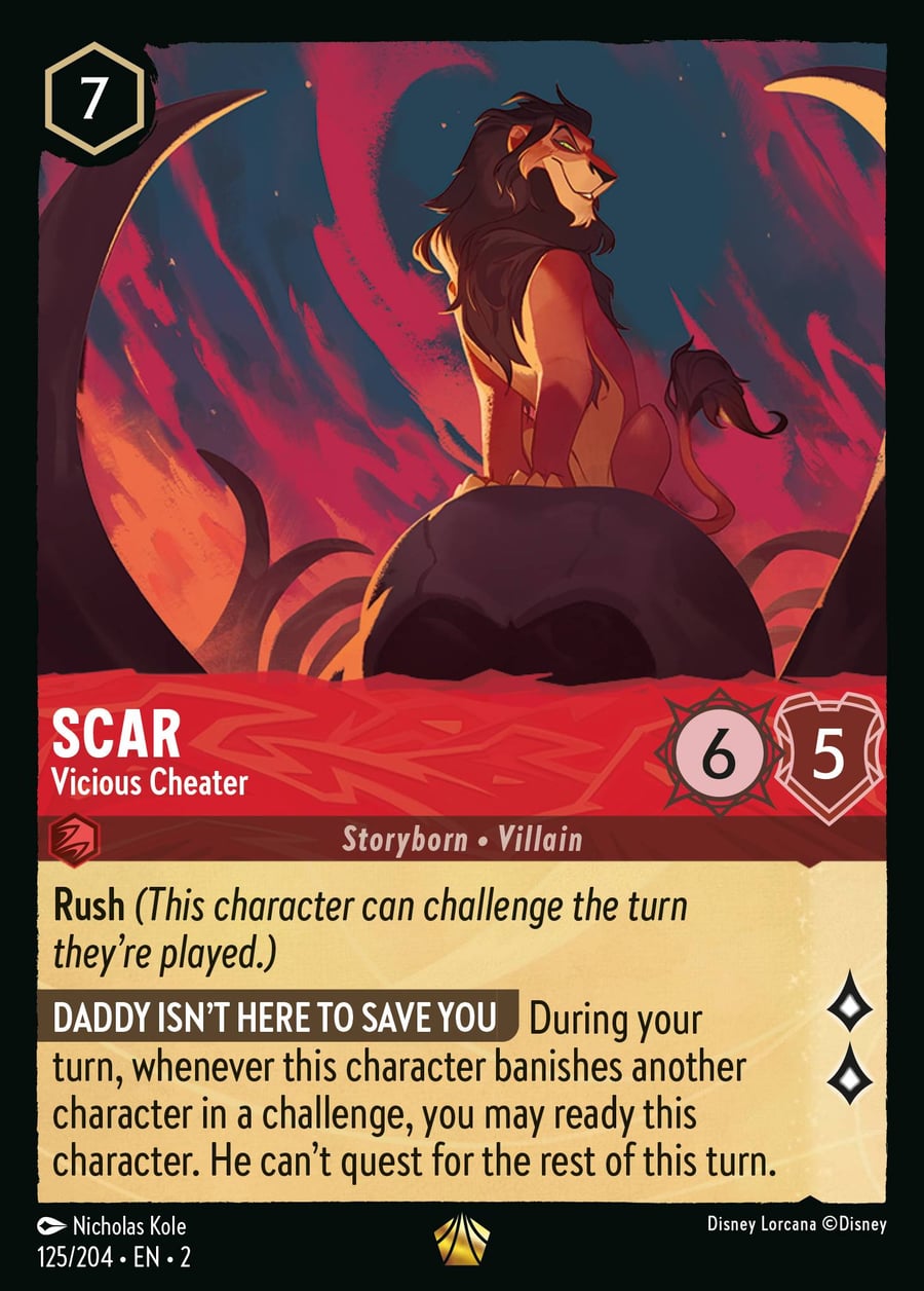 Scar - Vicious Cheater card art