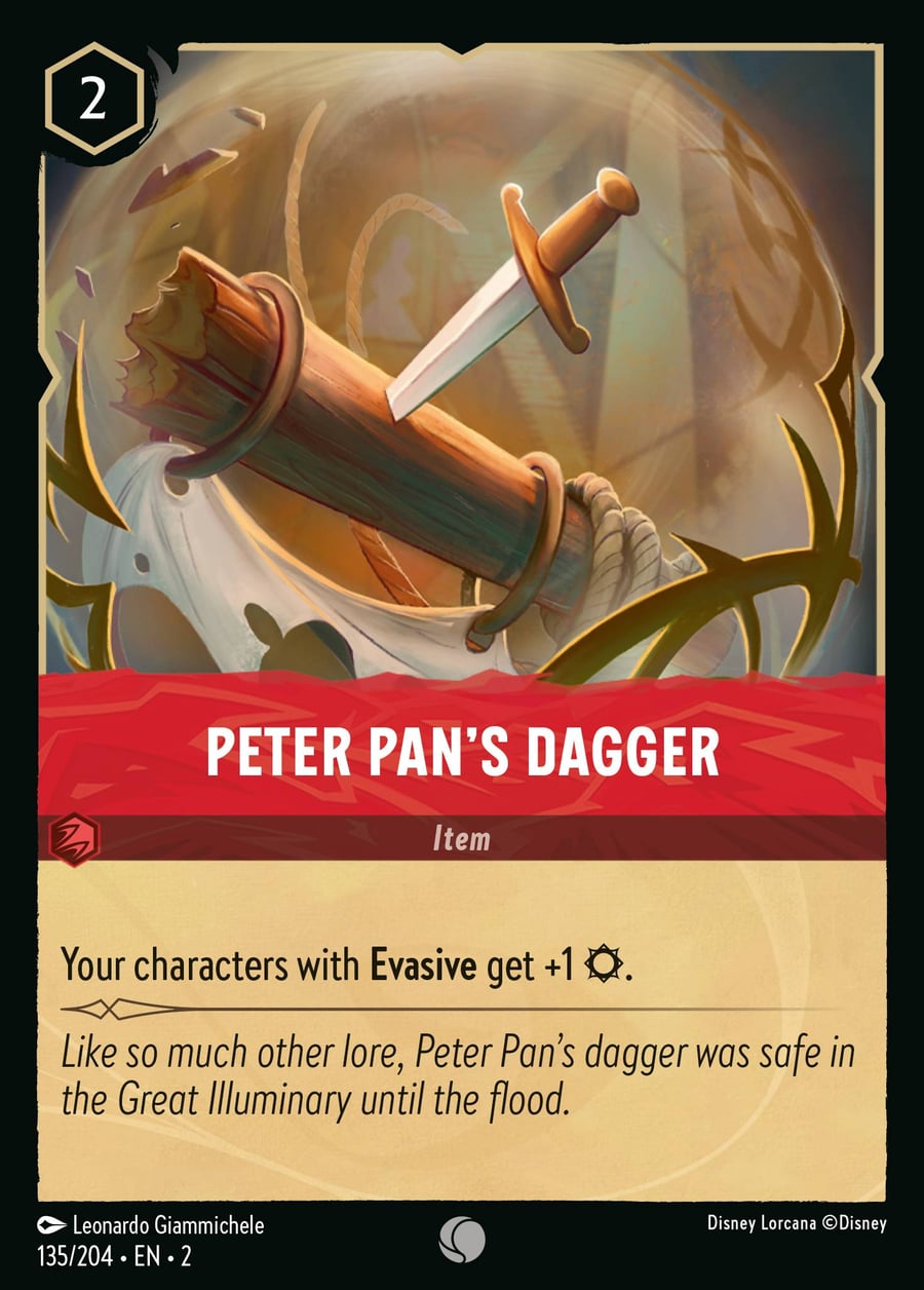 Peter Pan's Dagger card art