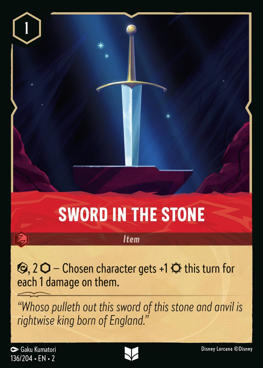 Sword in the Stone card art