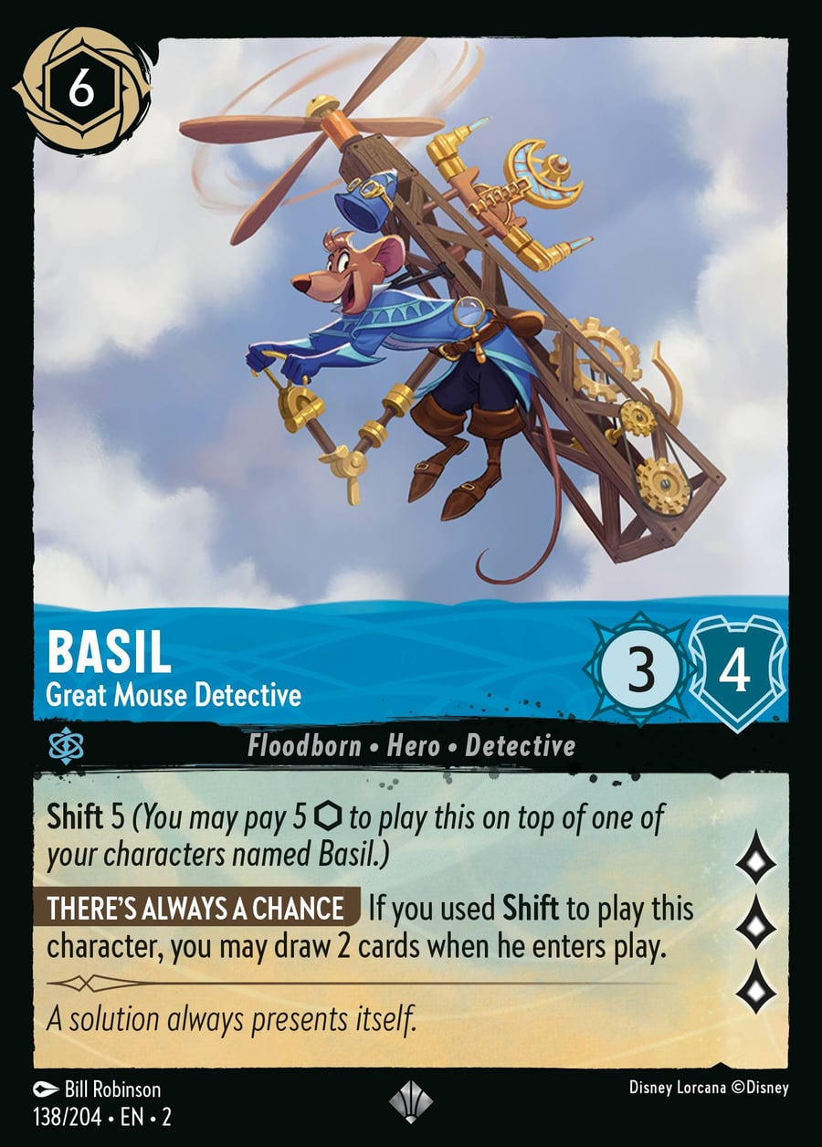 Basil - Great Mouse Detective card art