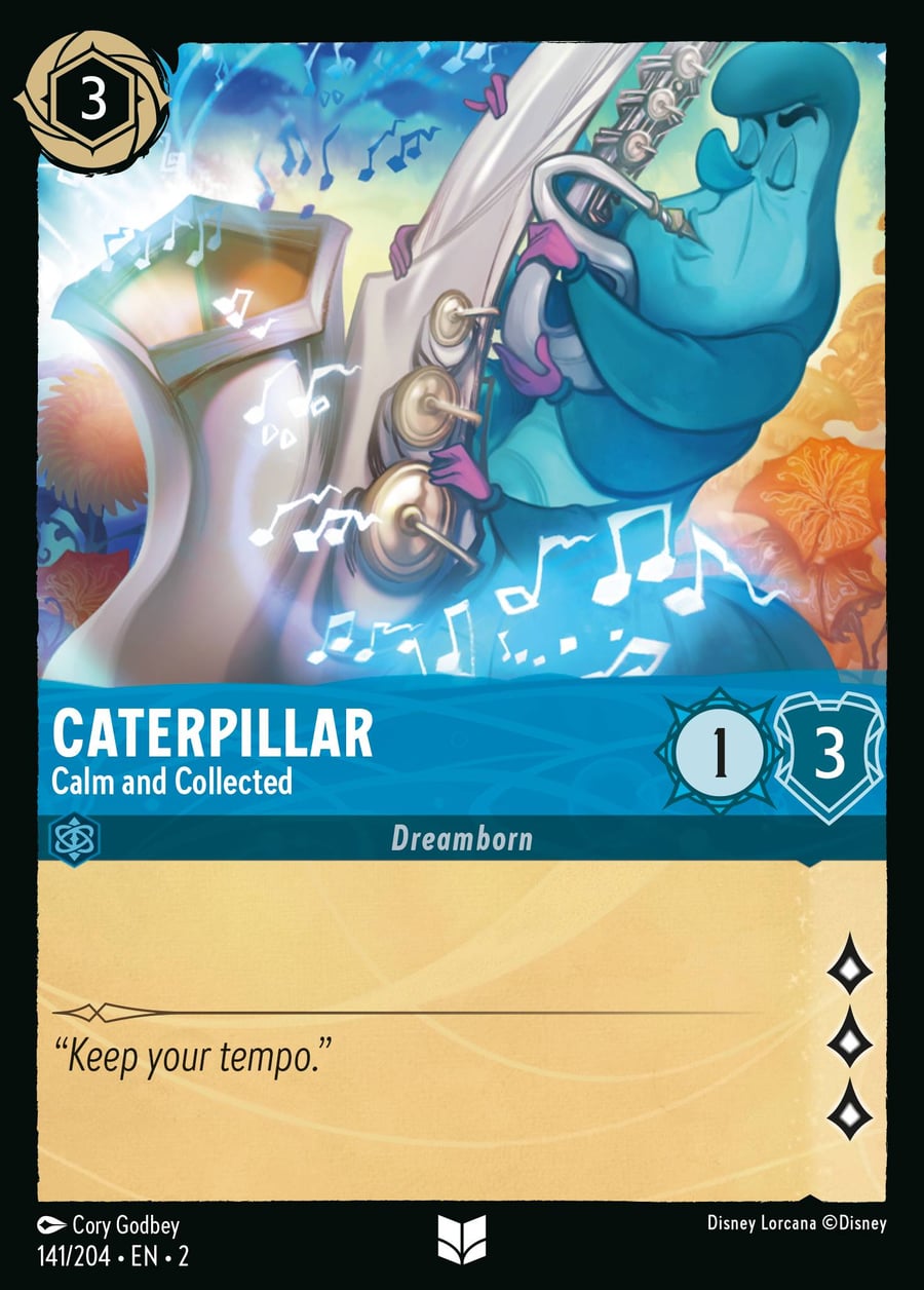 Caterpillar - Calm and Collected card art