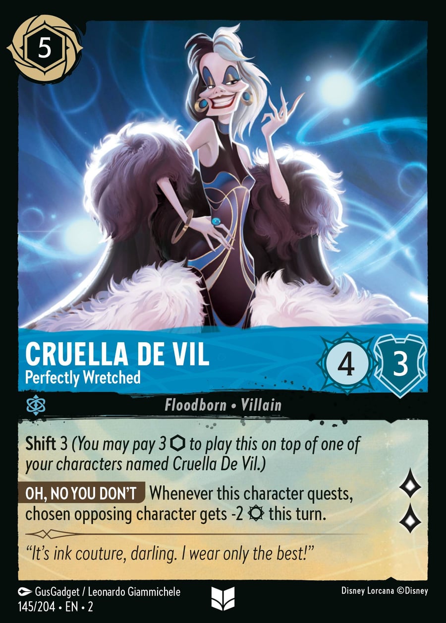 Cruella De Vil - Perfectly Wretched card art
