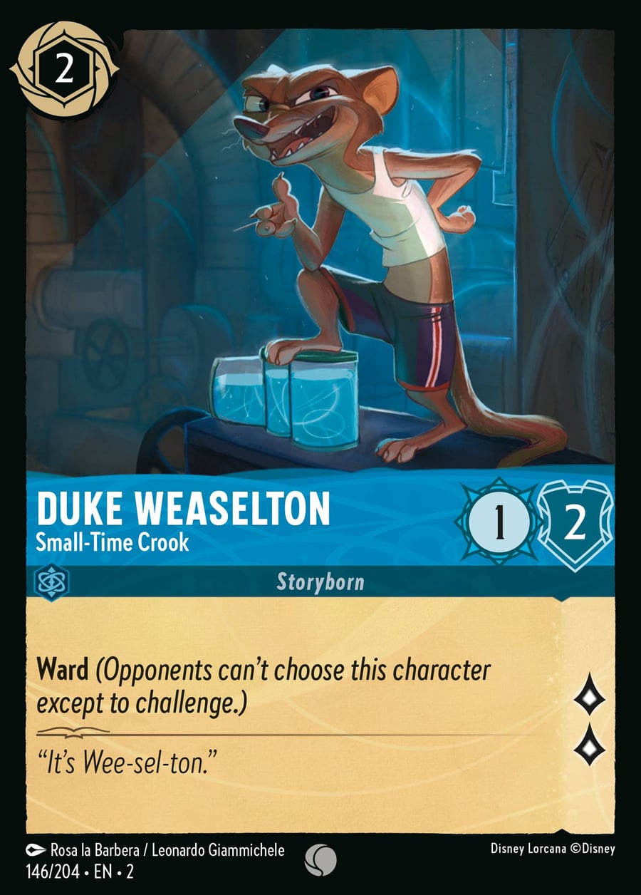 Duke Weaselton - Small-Time Crook card art