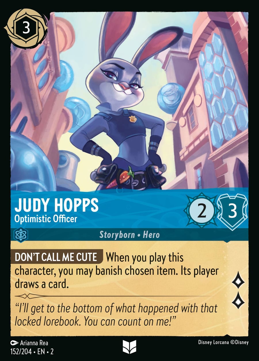 Judy Hopps - Optimistic Officer card art