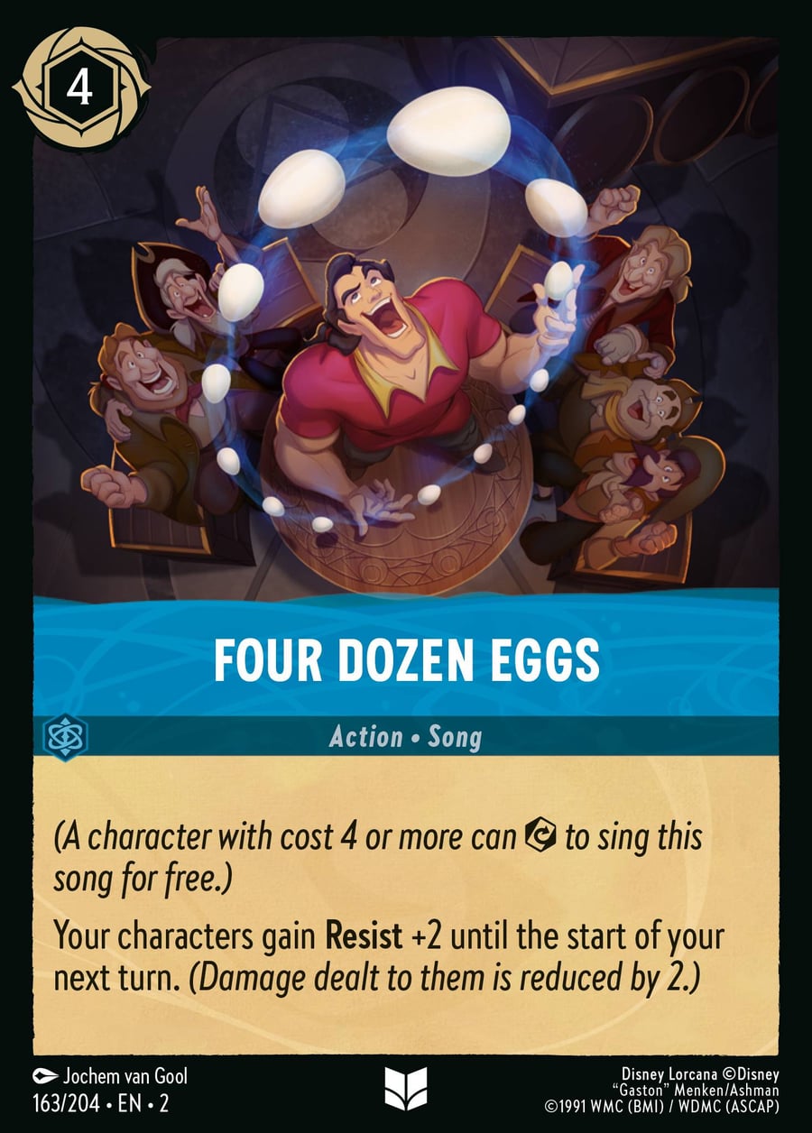 Four Dozen Eggs card art