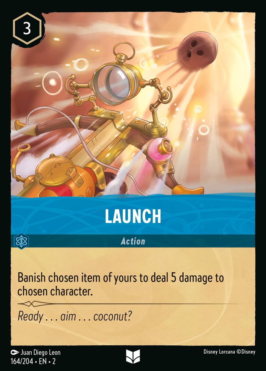 Launch card art