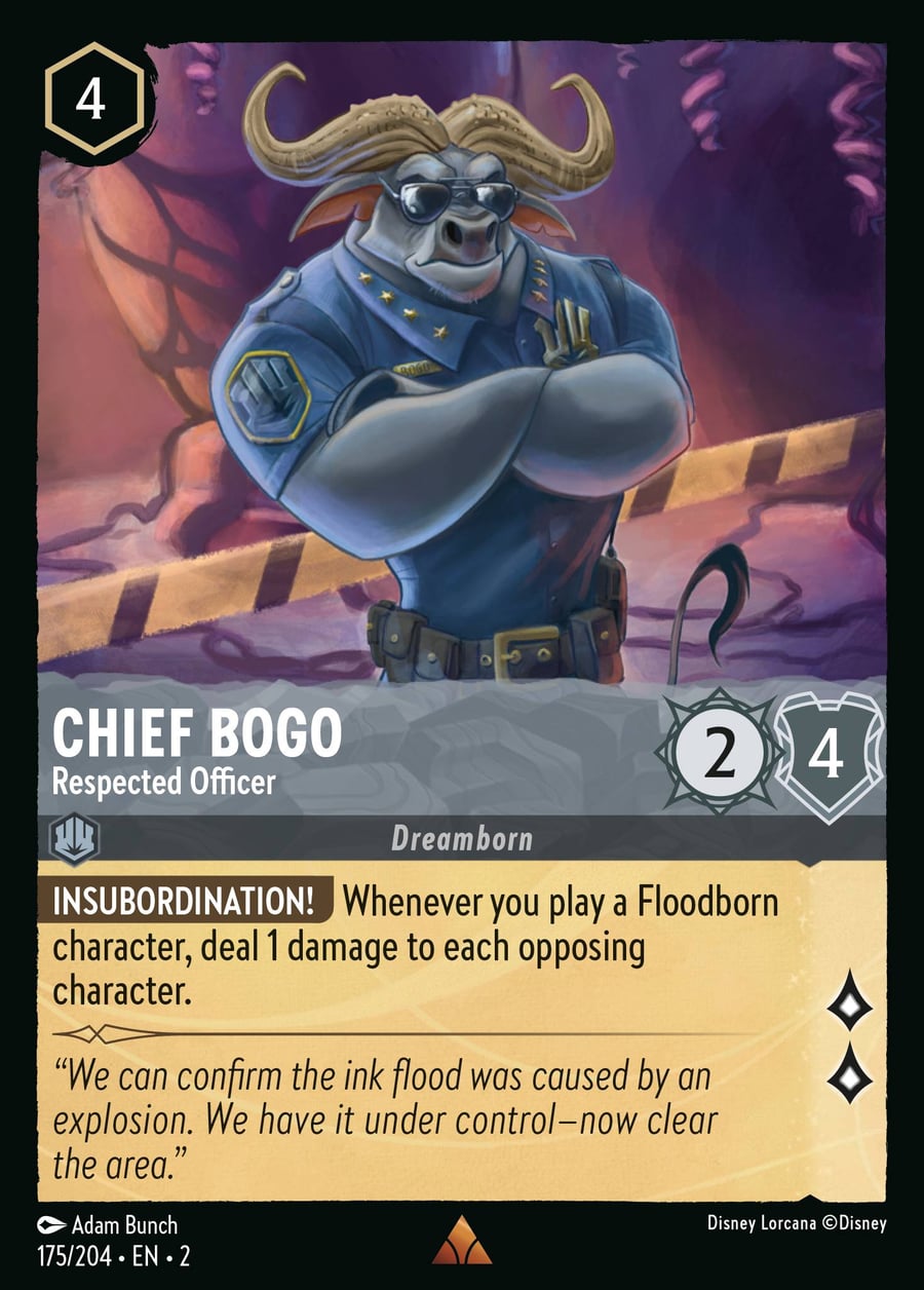 Chief Bogo - Respected Officer card art