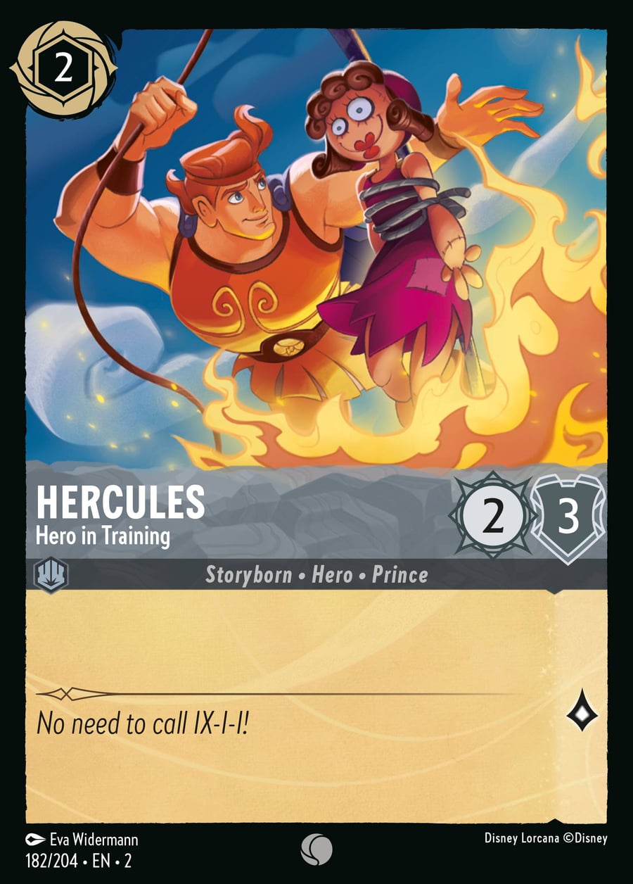 Hercules - Hero in Training card art