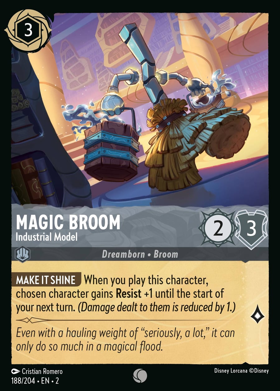Magic Broom - Industrial Model card art