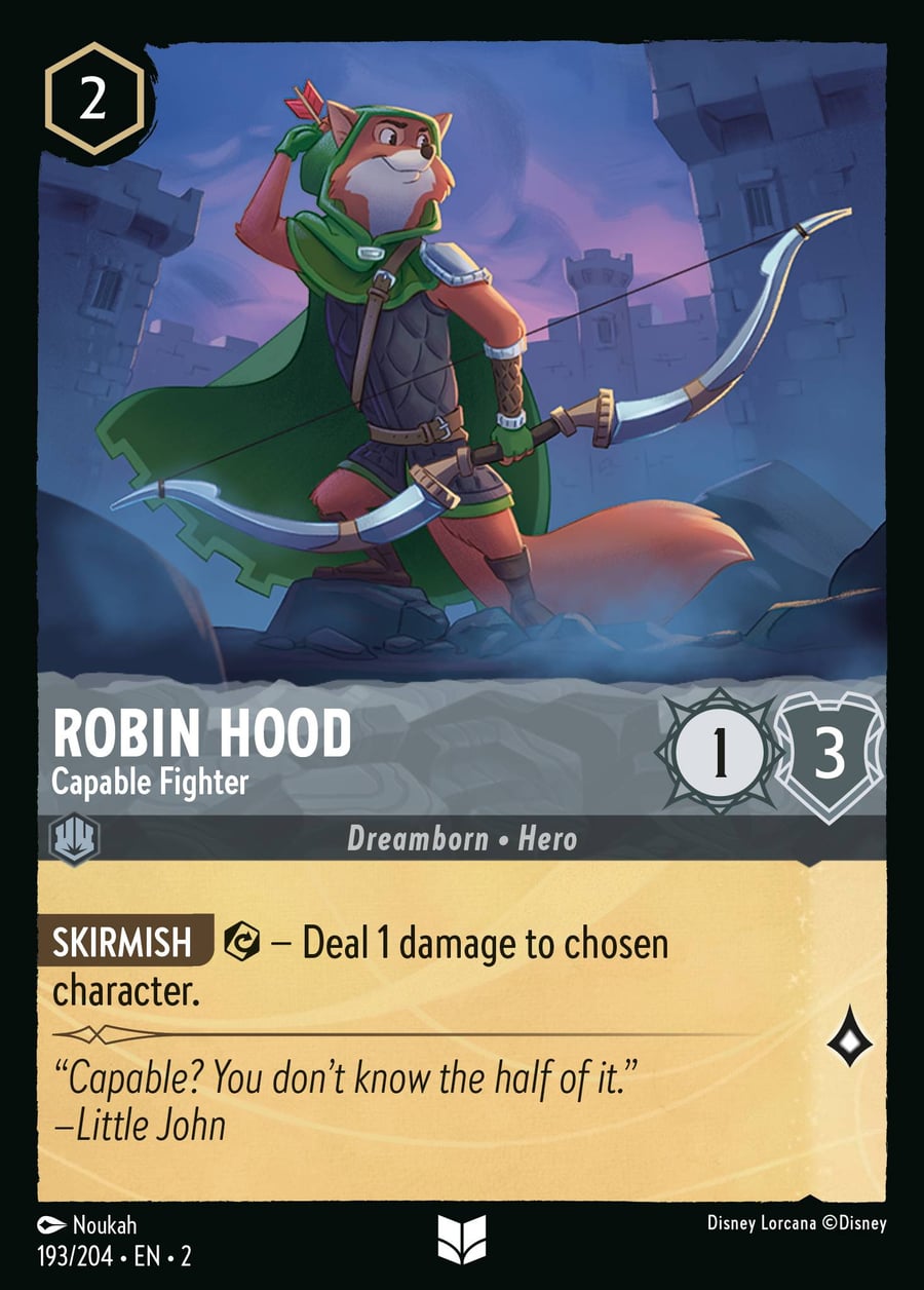 Robin Hood - Capable Fighter card art