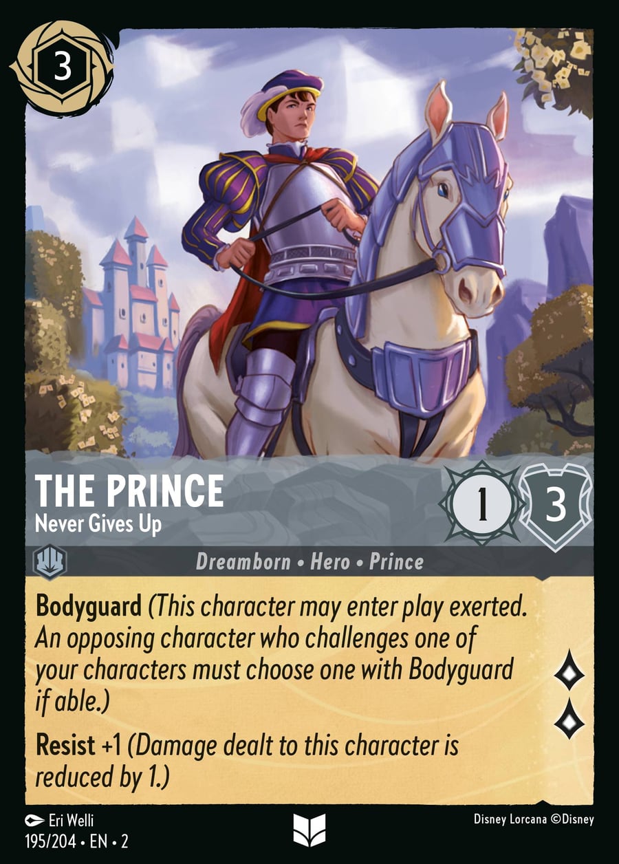 The Prince - Never Gives Up card art