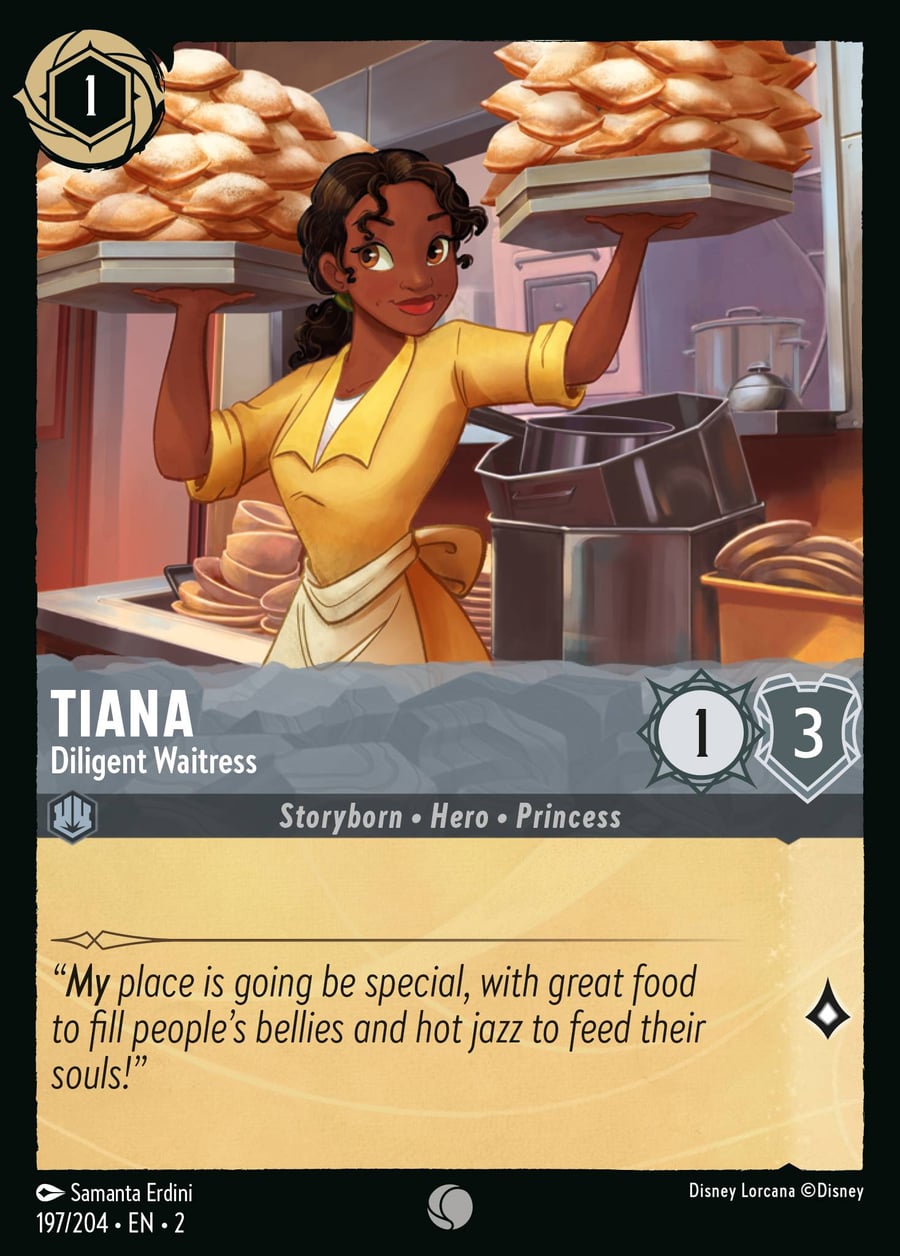 Tiana - Diligent Waitress card art
