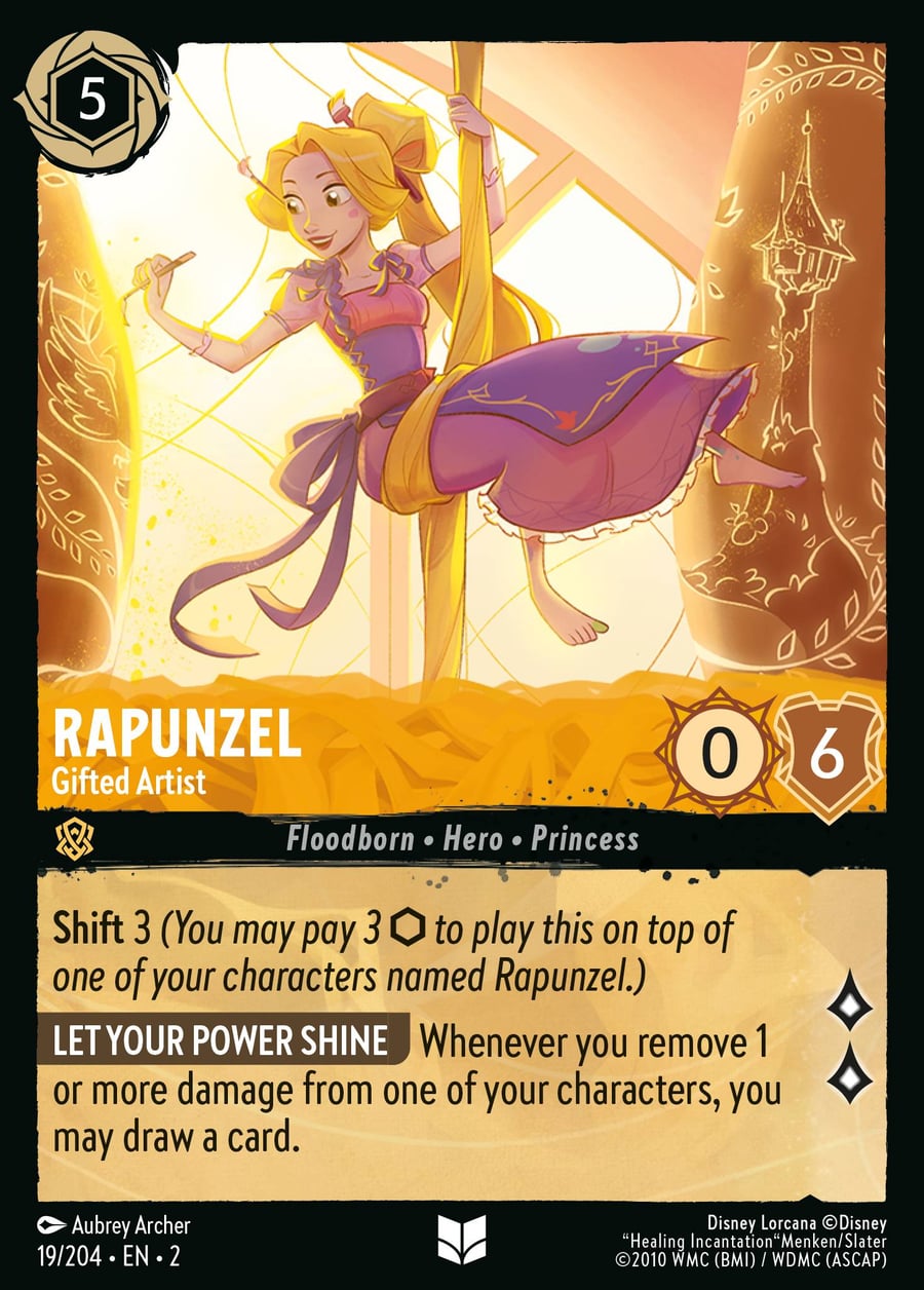 Rapunzel - Gifted Artist card art