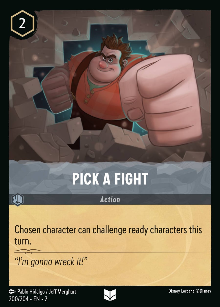 Pick a Fight card art