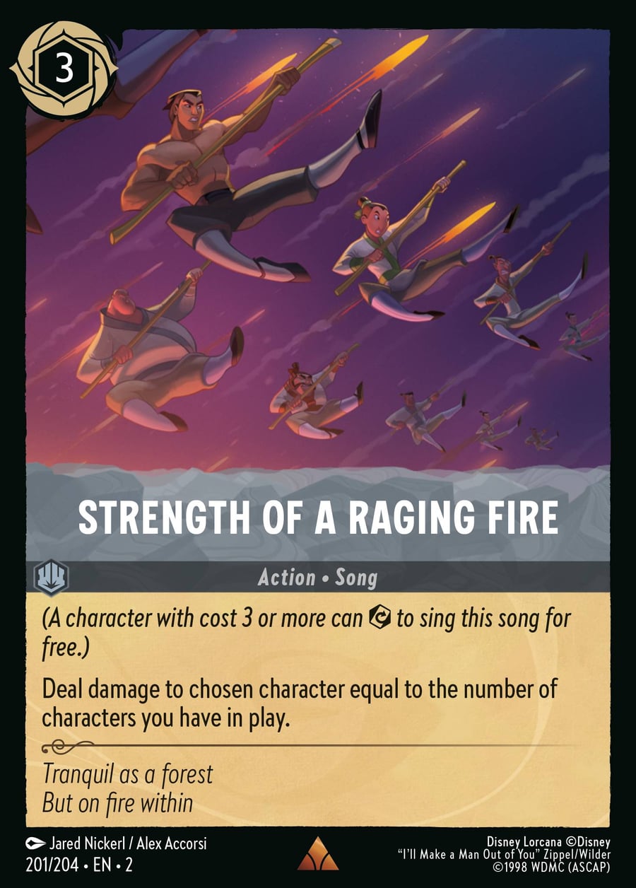 Strength of a Raging Fire card art