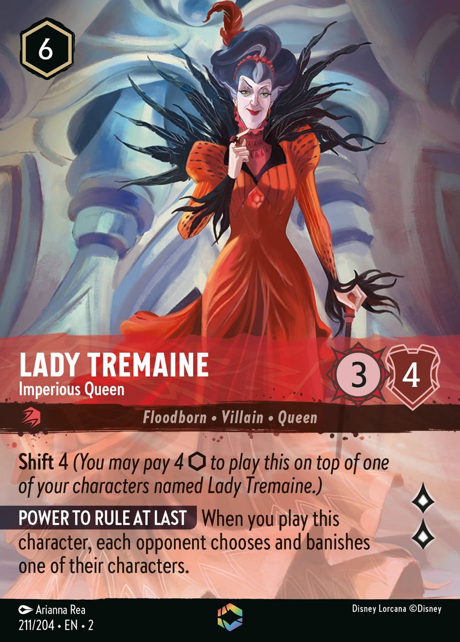 Lady Tremaine - Imperious Queen card art