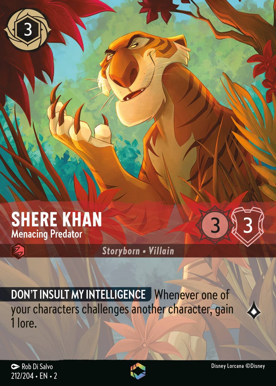 Shere Khan - Menacing Predator card art