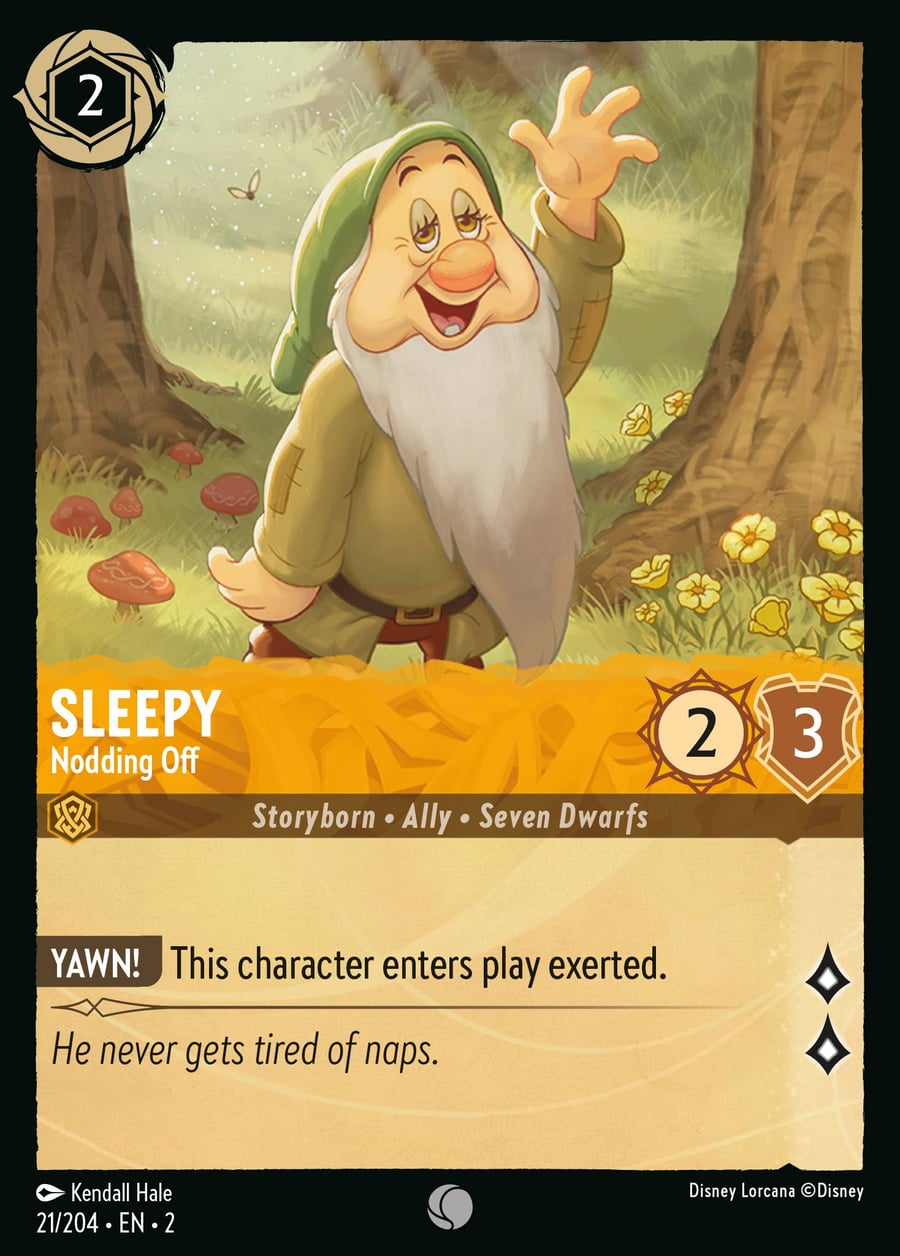 Sleepy - Nodding Off card art
