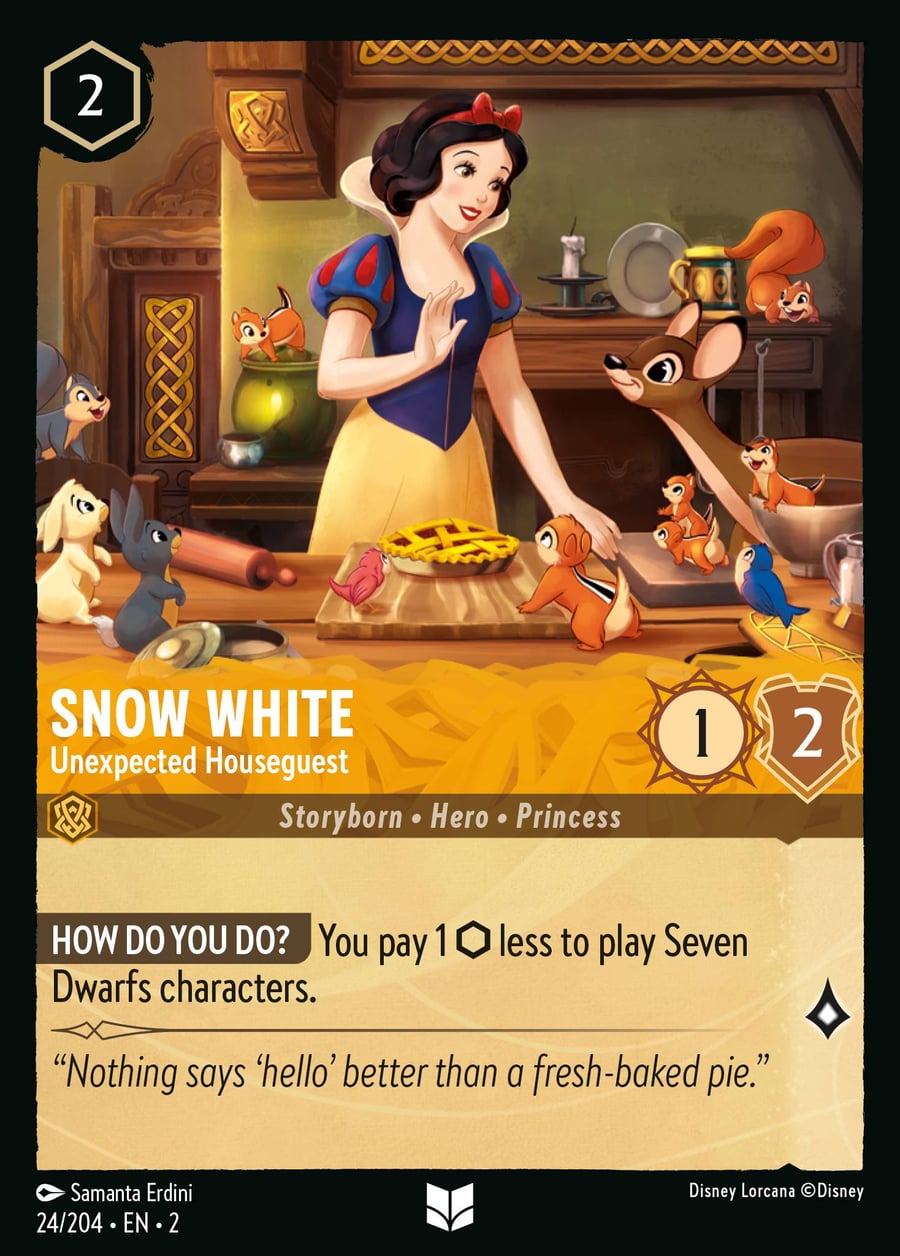 Snow White - Unexpected Houseguest card art