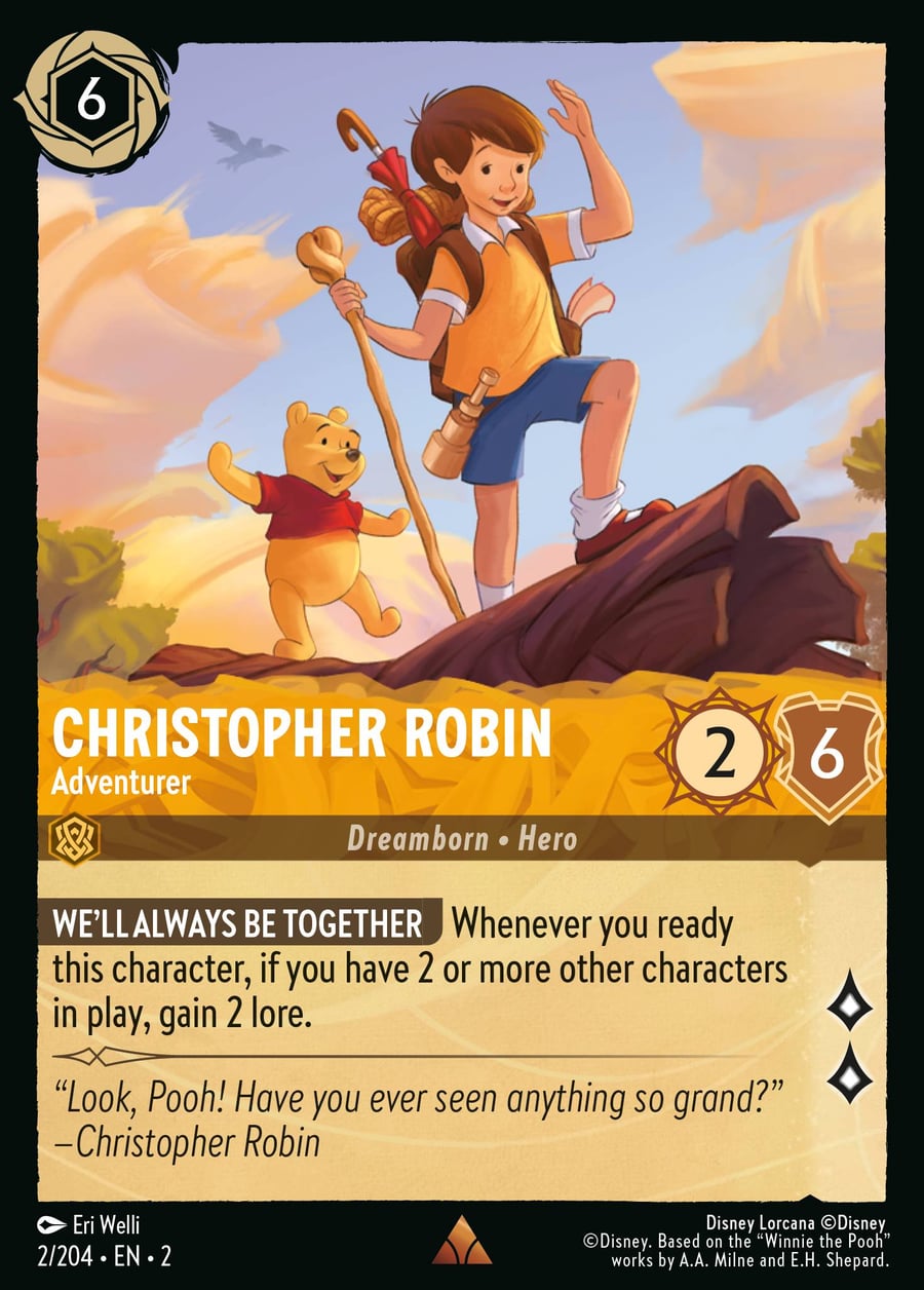 Christopher Robin - Adventurer card art