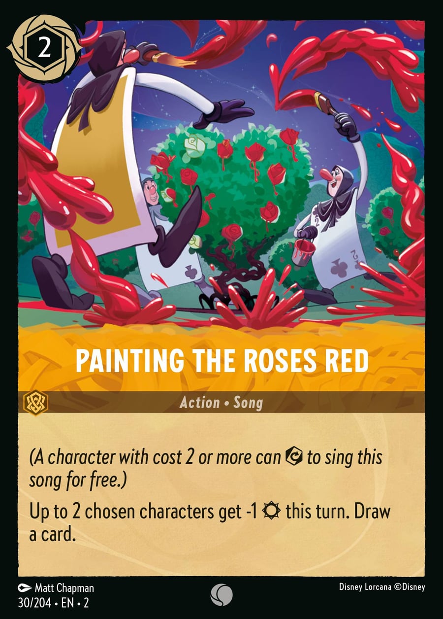 Painting the Roses Red card art
