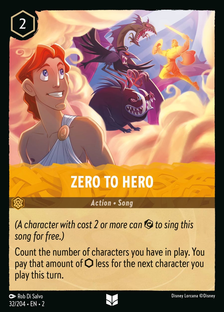 Zero to Hero card art