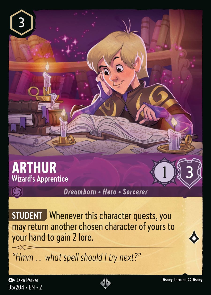 Arthur - Wizard's Apprentice card art