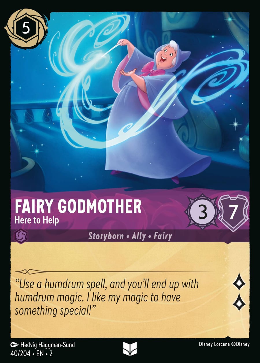 Fairy Godmother - Here to Help card art