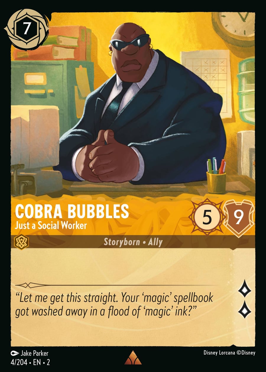 Cobra Bubbles - Just a Social Worker card art