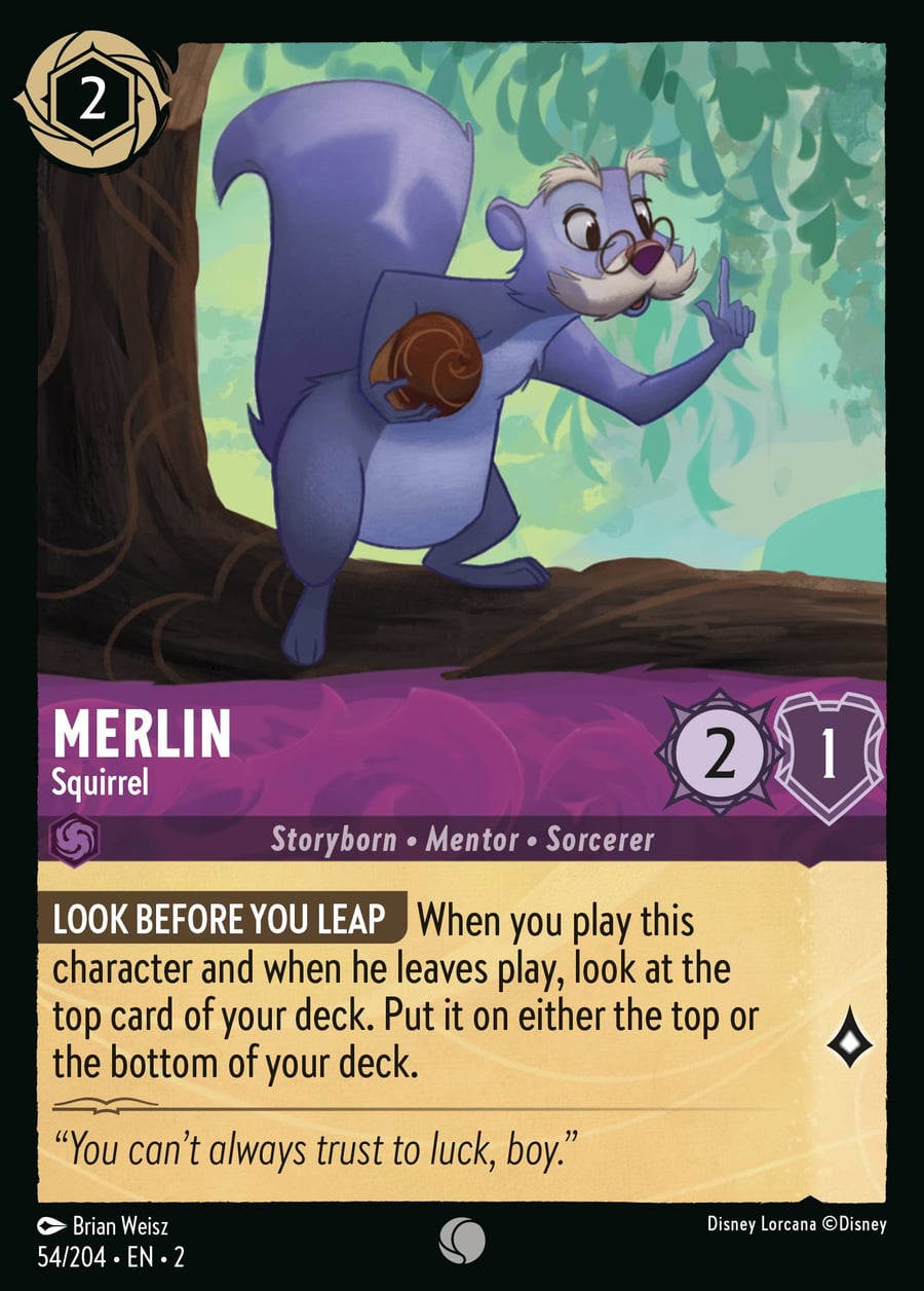 Merlin - Squirrel card art