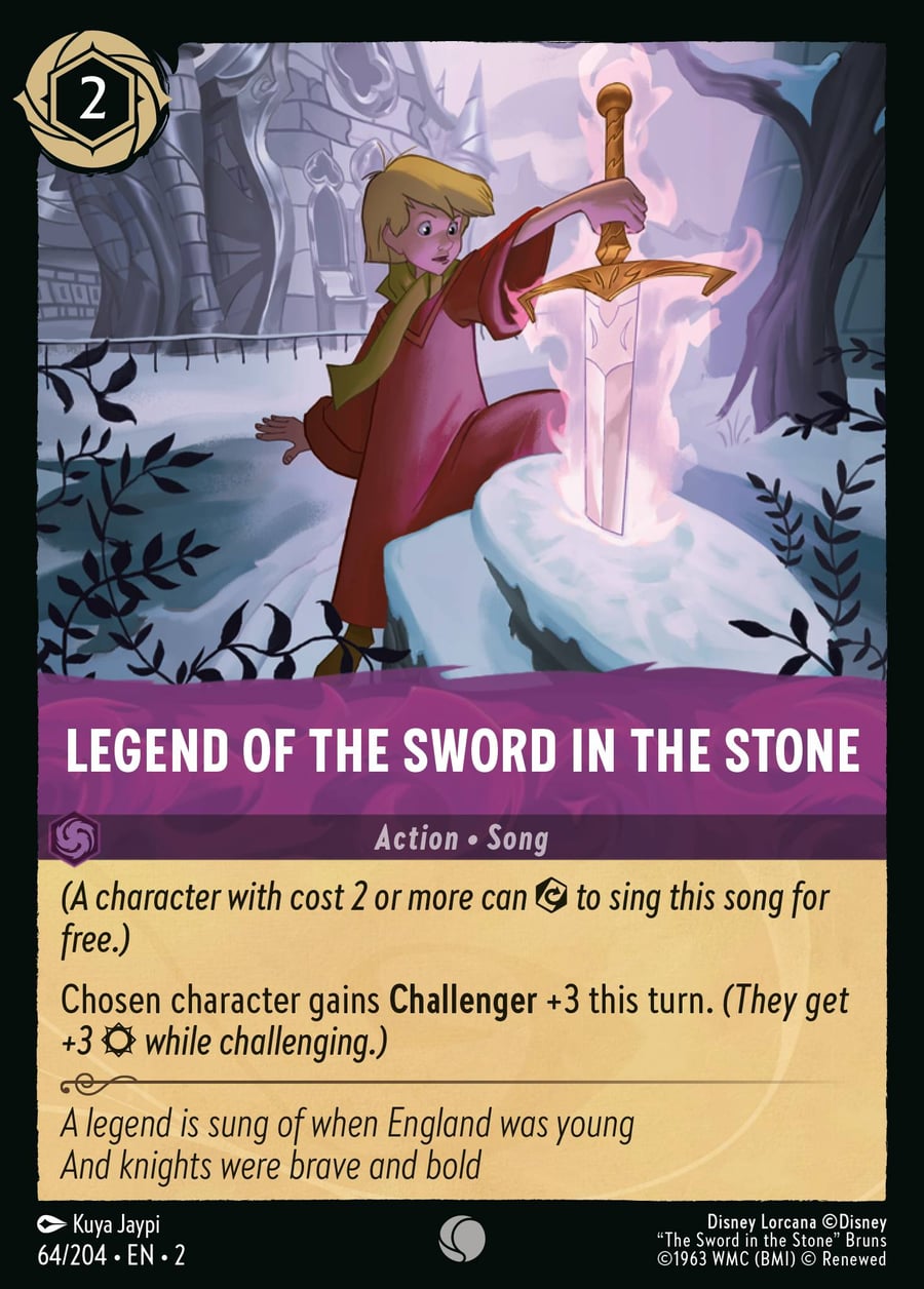 Legend of the Sword in the Stone card art