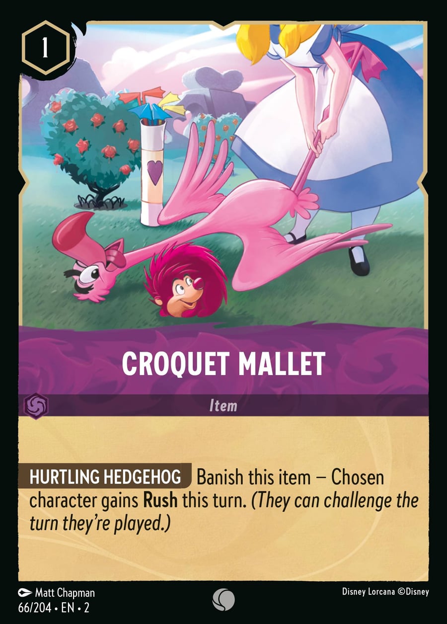 Croquet Mallet card art