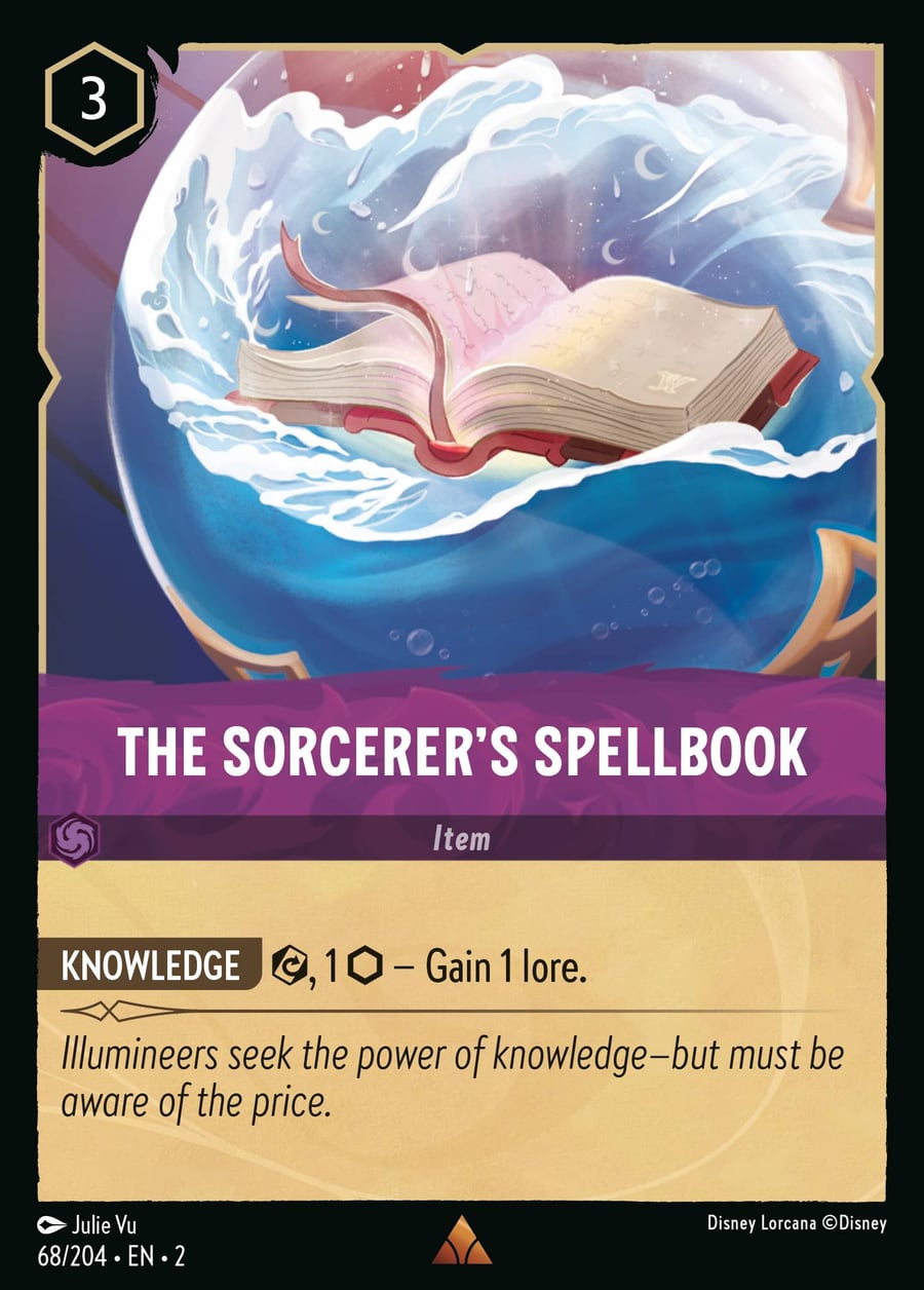 The Sorcerer's Spellbook card art