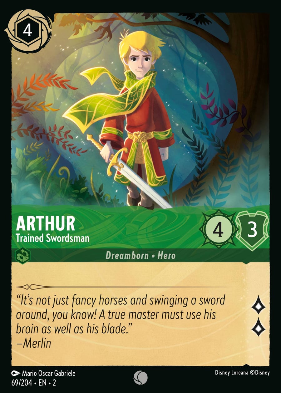 Arthur - Trained Swordsman card art