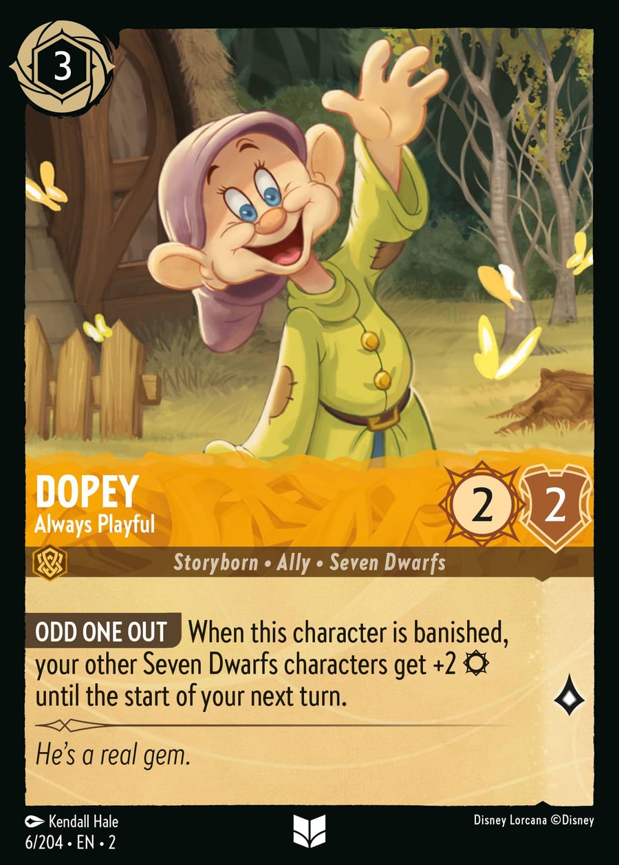 Dopey - Always Playful card art