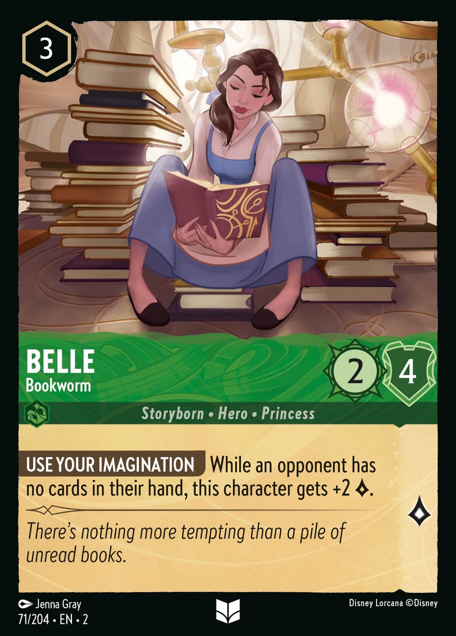 Belle - Bookworm card art