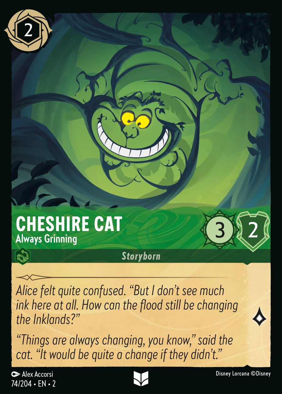 Cheshire Cat - Always Grinning card art