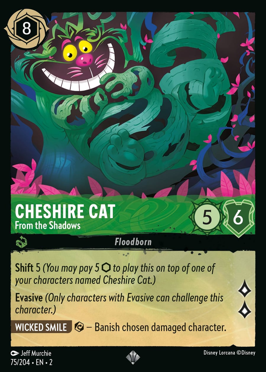 Cheshire Cat - From the Shadows card art