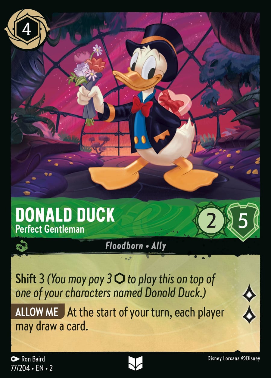 Donald Duck - Perfect Gentleman card art