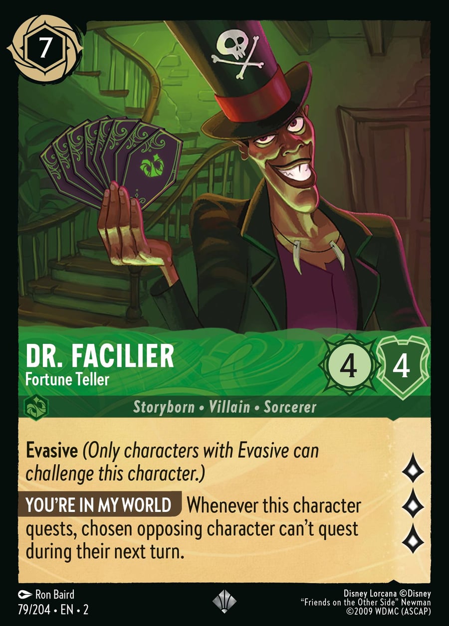Dr. Facilier - Fortune Teller card art