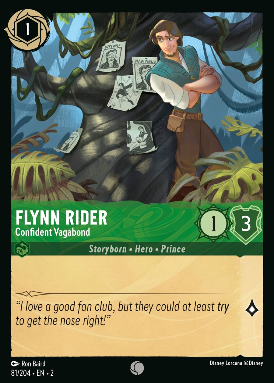 Flynn Rider - Confident Vagabond card art