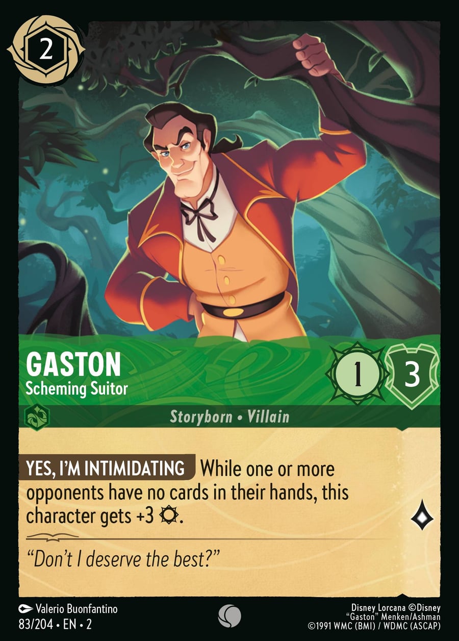 Gaston - Scheming Suitor card art