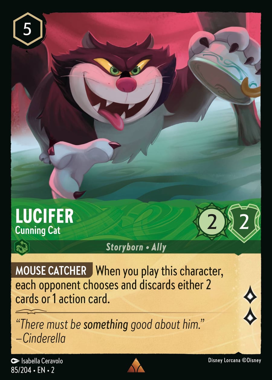 Lucifer - Cunning Cat card art