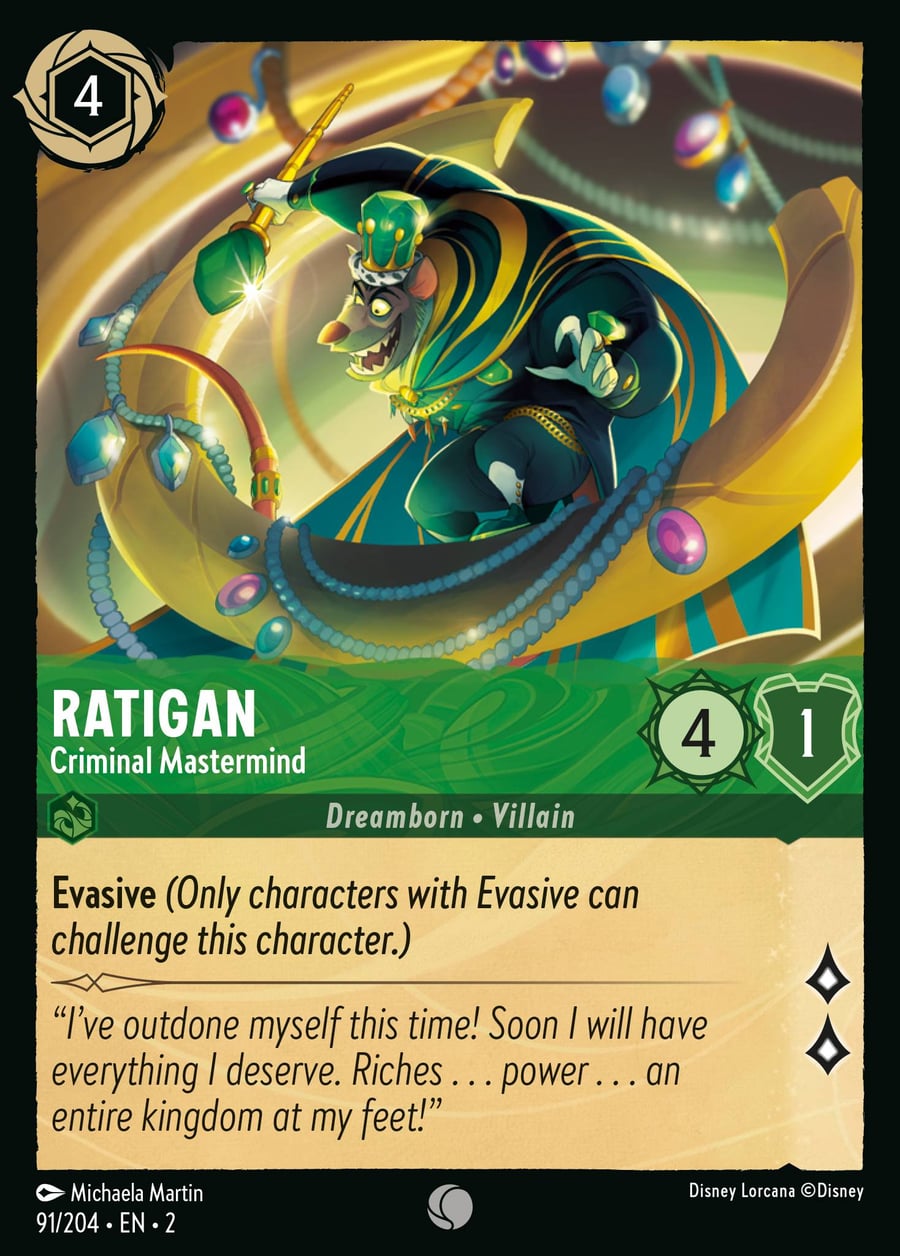 Ratigan - Criminal Mastermind card art
