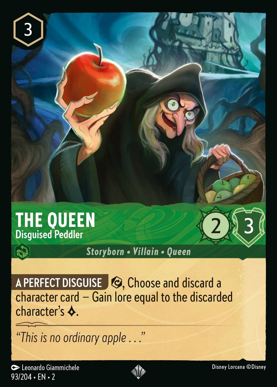 The Queen - Disguised Peddler card art